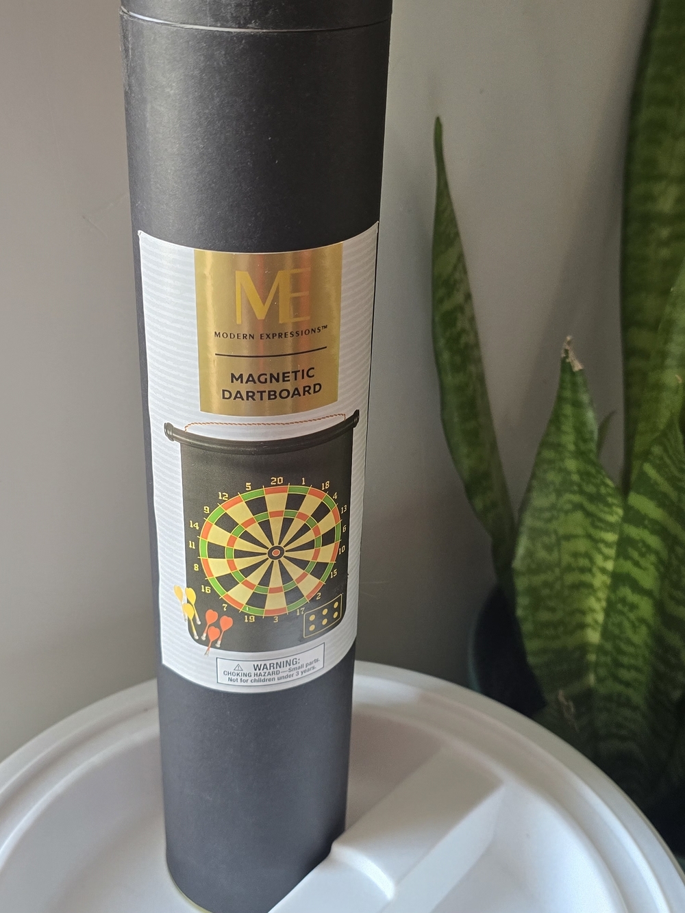 Modern Expressions Magnetic Dartboard - Black